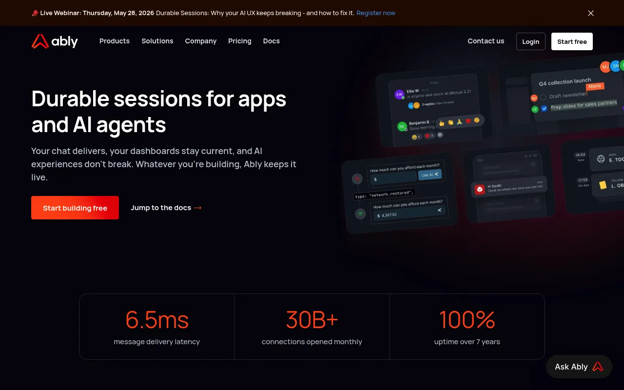 Ably screenshot