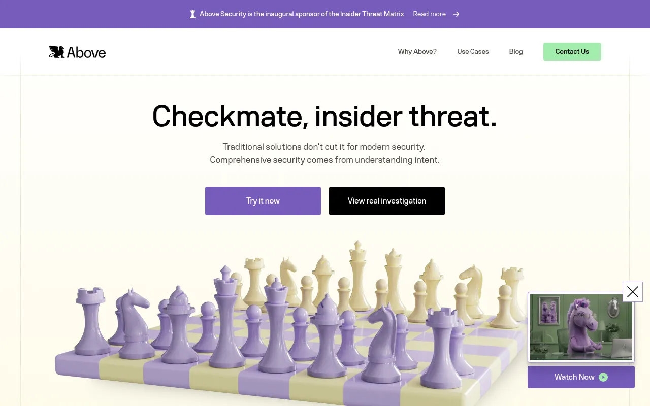 Above Security screenshot