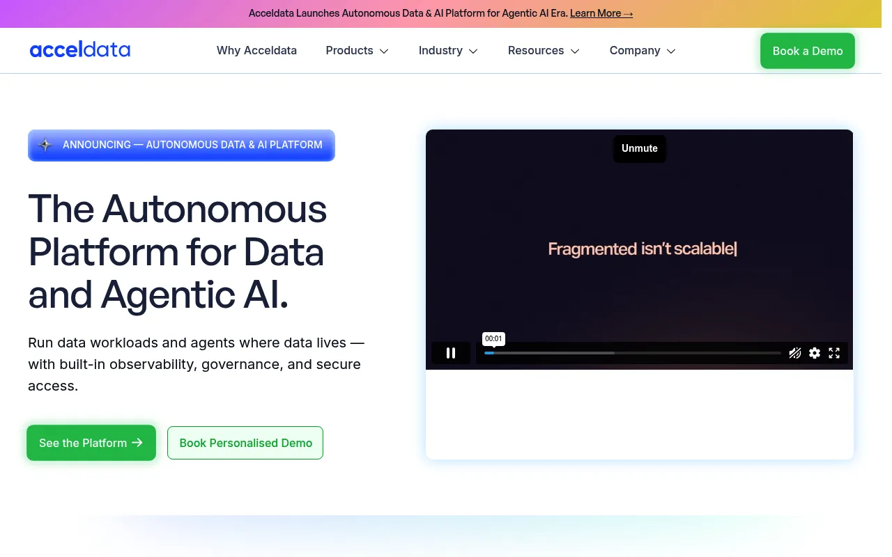 Acceldata screenshot