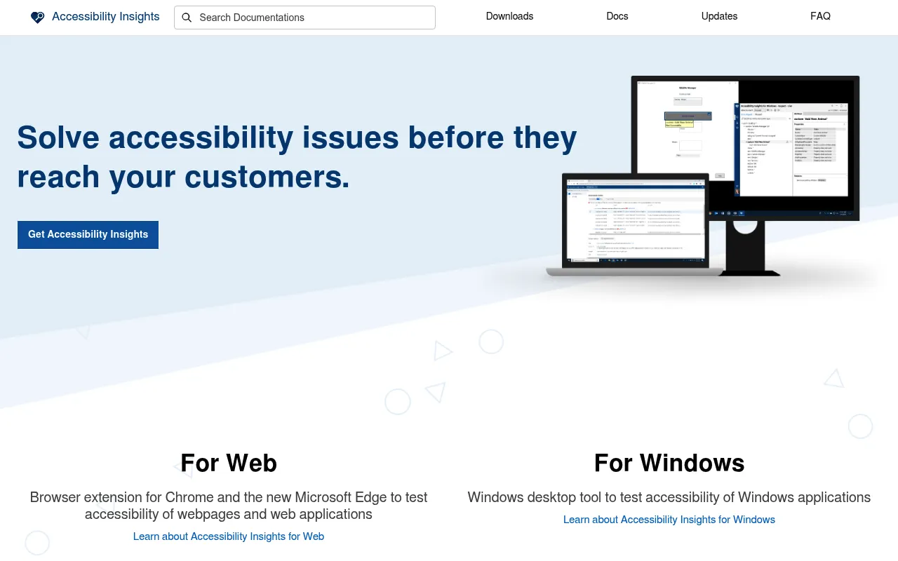 Accessibility Insights screenshot