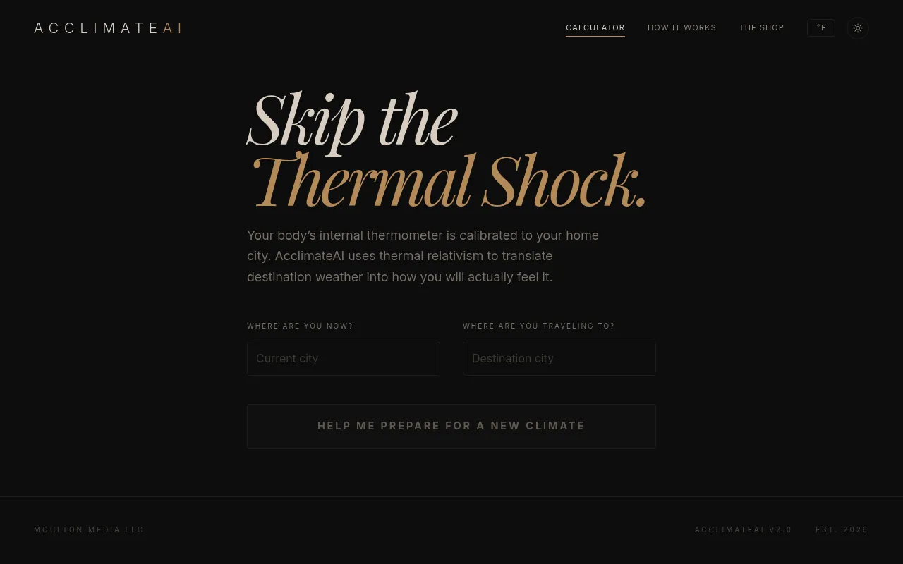 AcclimateAI screenshot