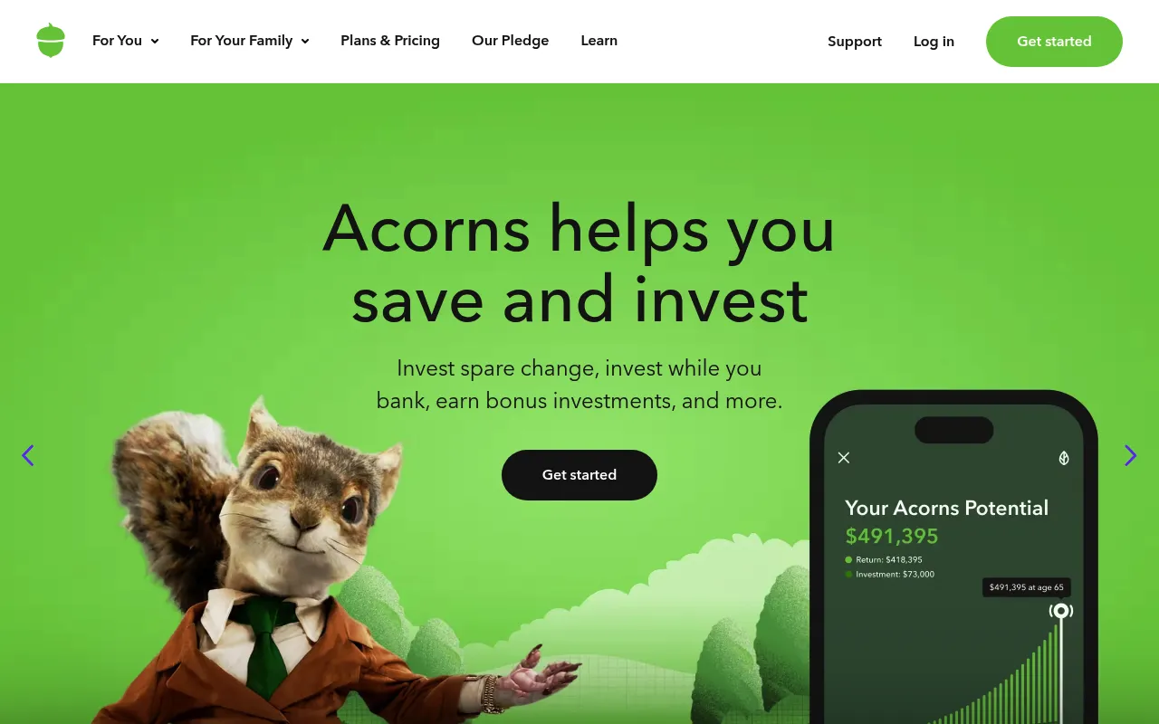 Acorns screenshot
