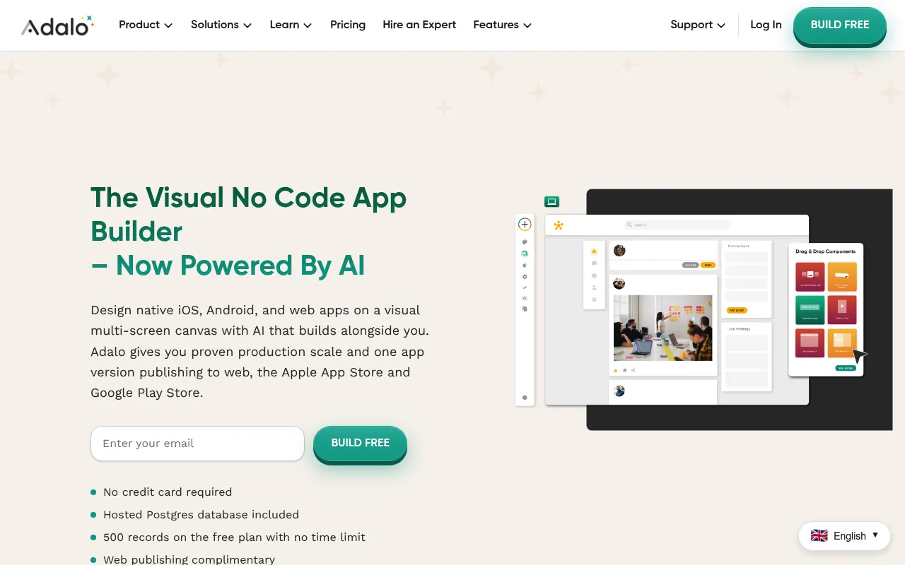 Adalo screenshot