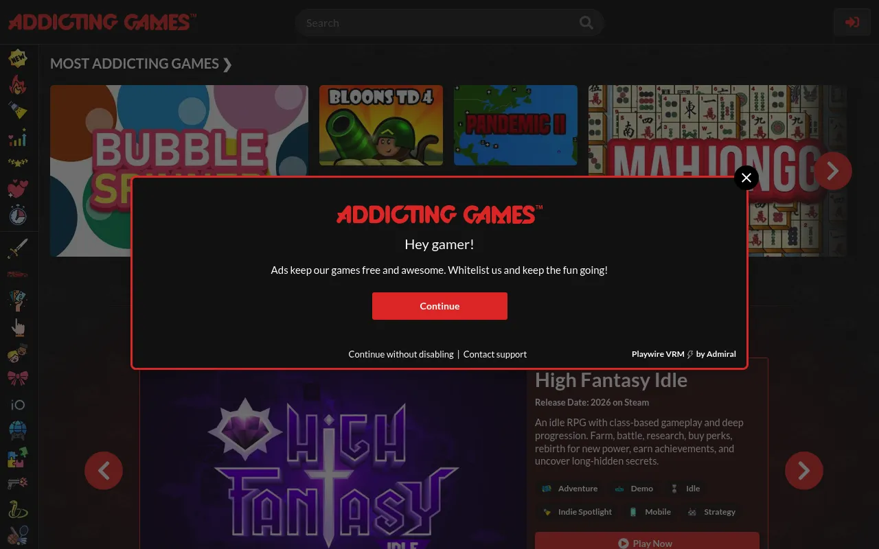Addicting Games screenshot