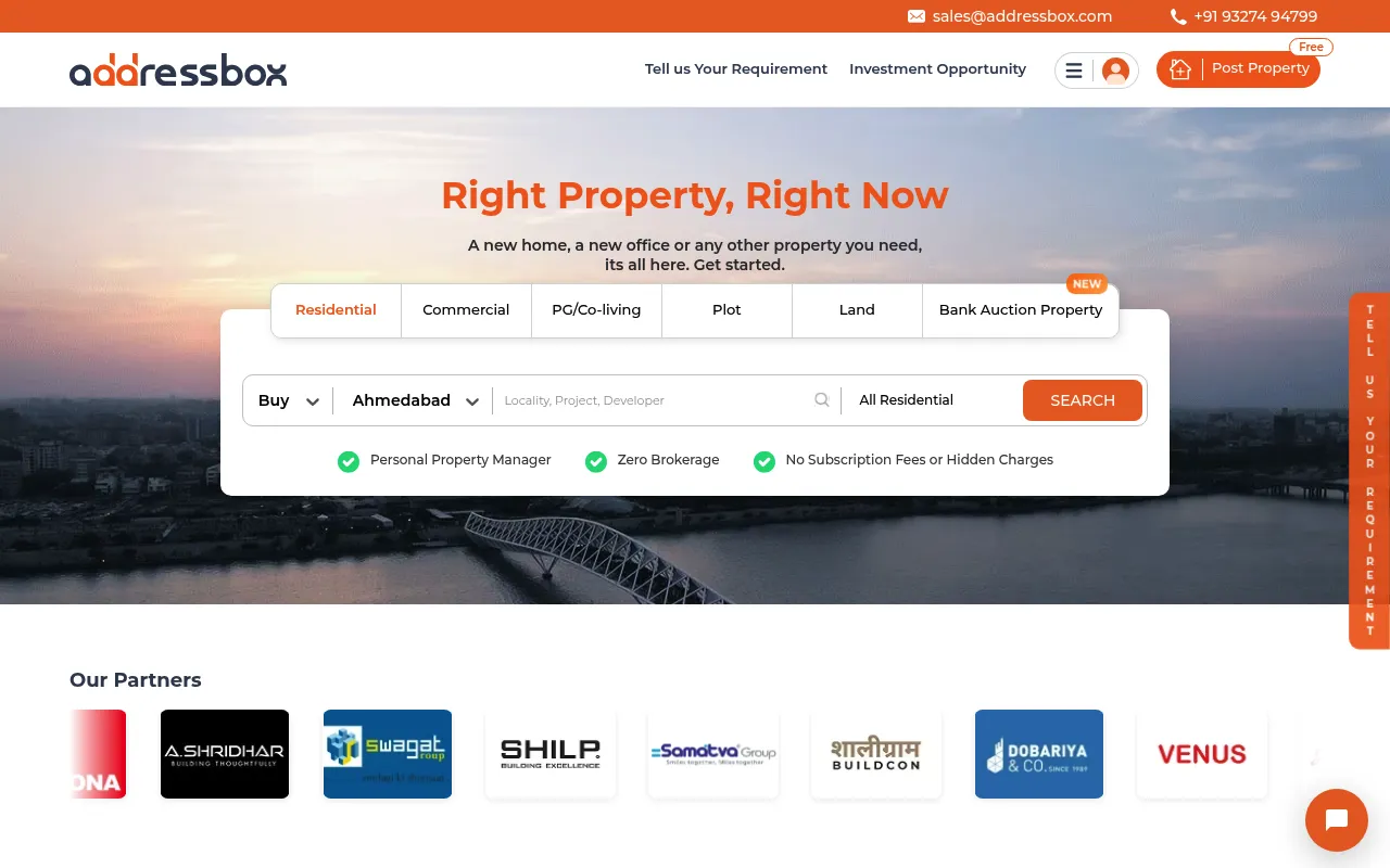 AddressBox screenshot