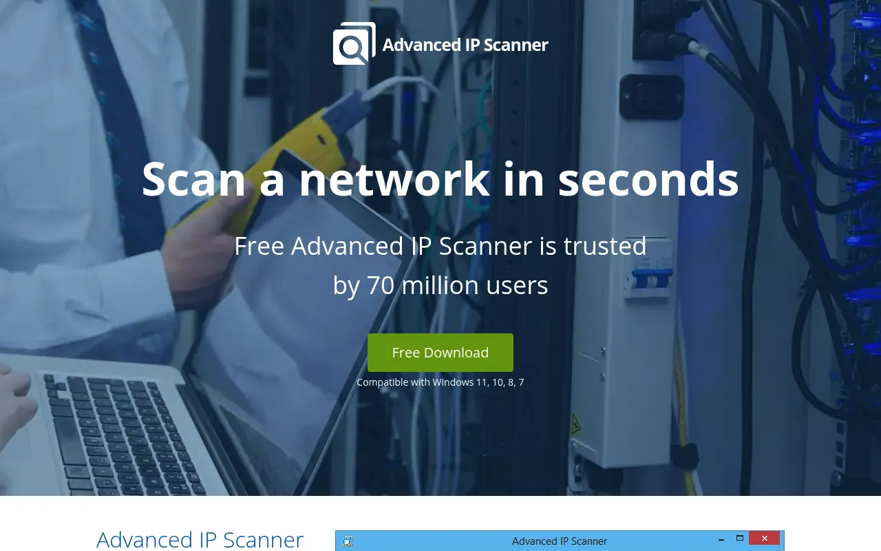 Advanced IP Scanner screenshot