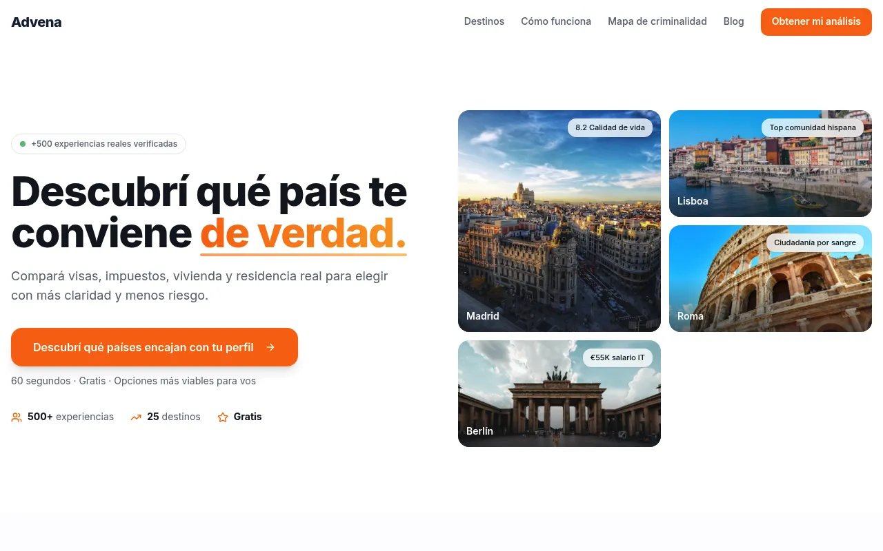 Advena screenshot