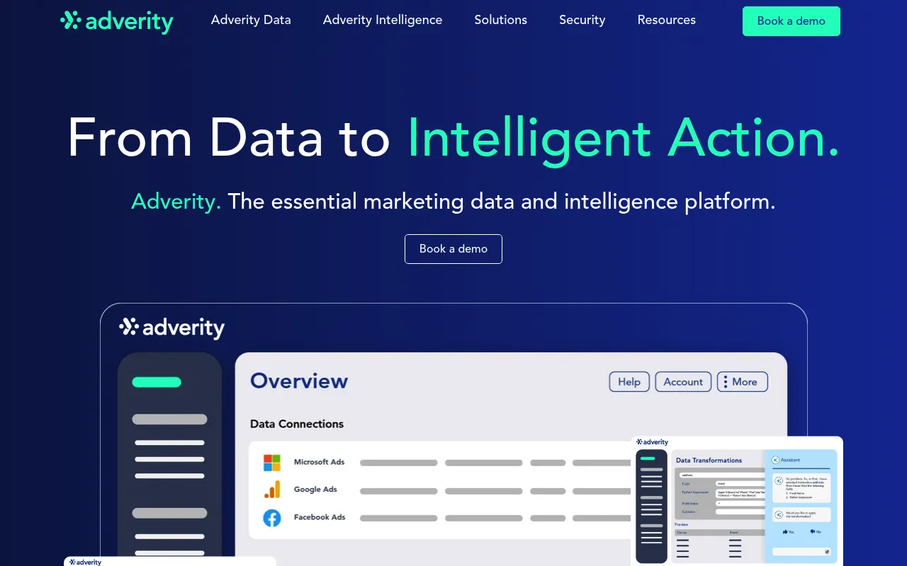 Adverity screenshot