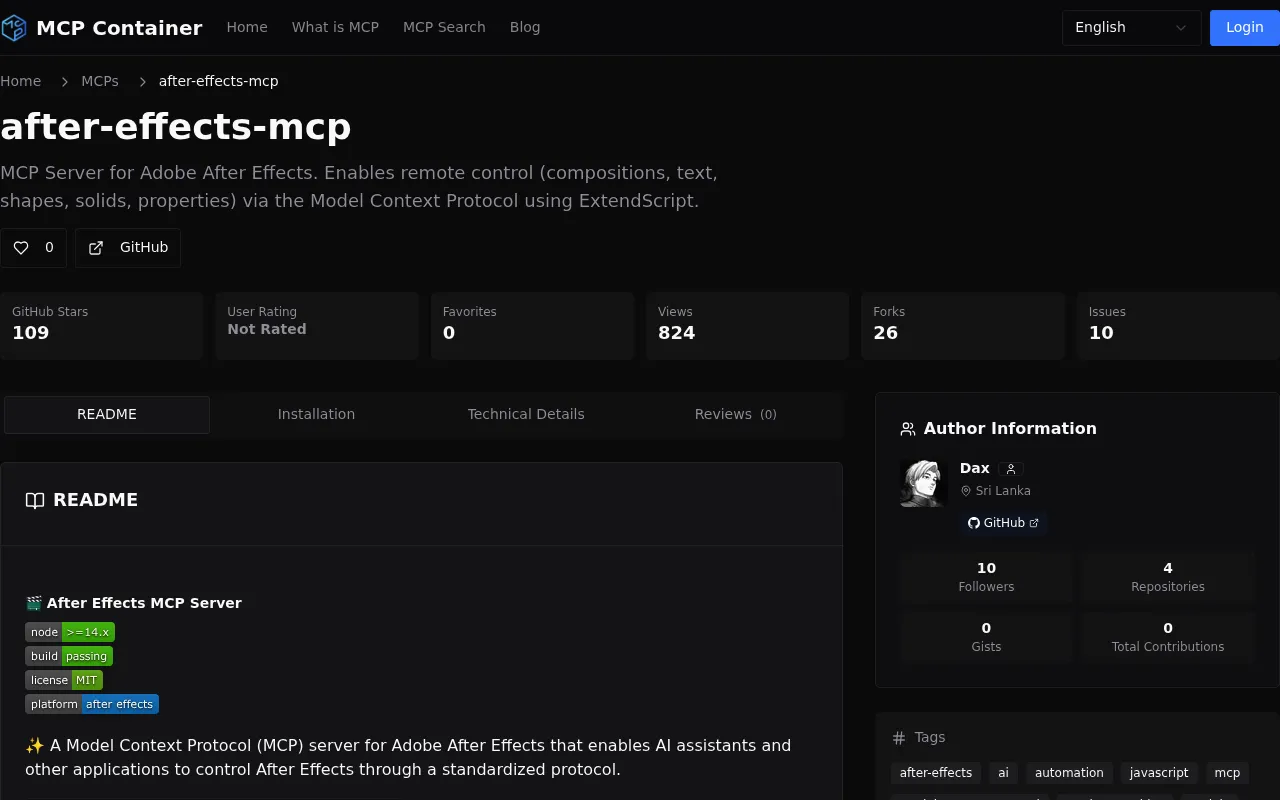 after-effects-mcp screenshot