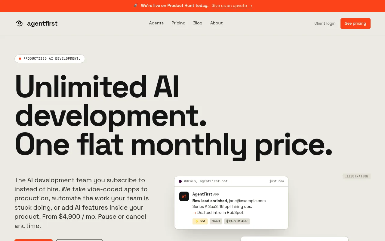 AgentFirst screenshot