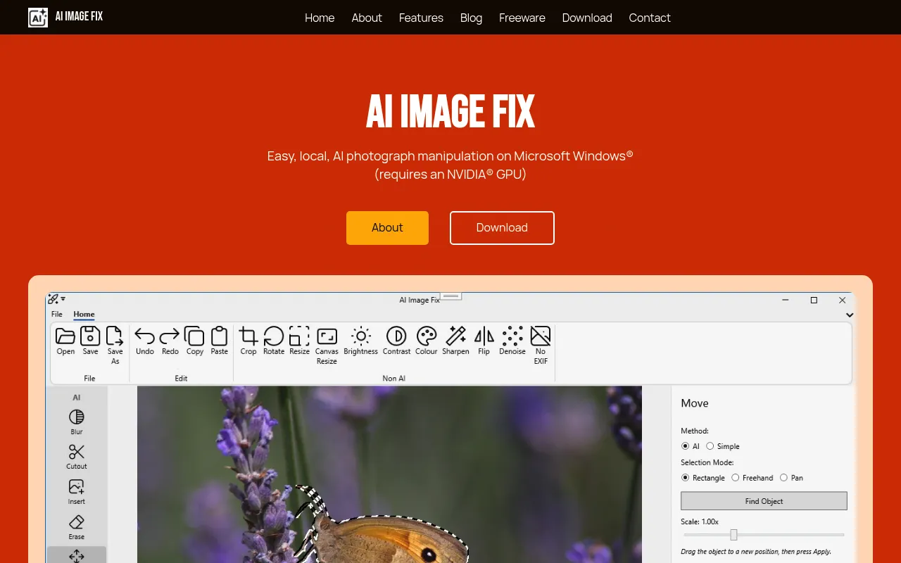 AI Image Fix screenshot
