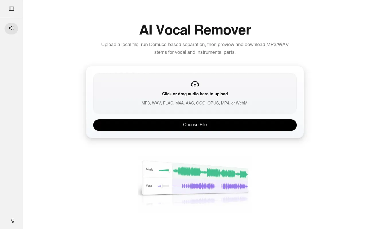 AI Vocal Remover screenshot