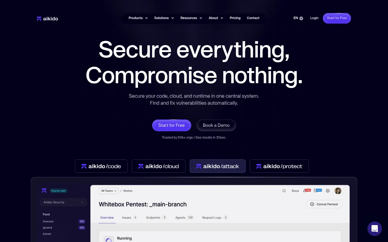 Aikido Security screenshot