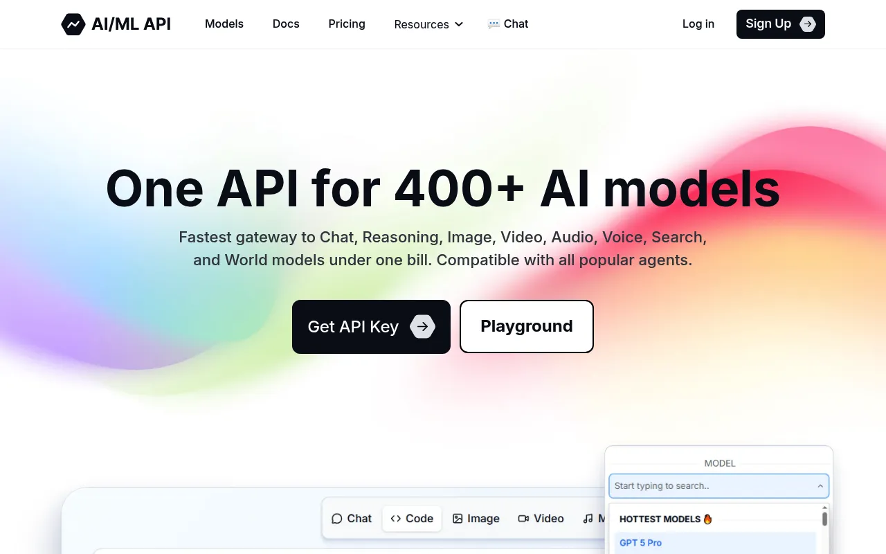 AIMLAPI screenshot