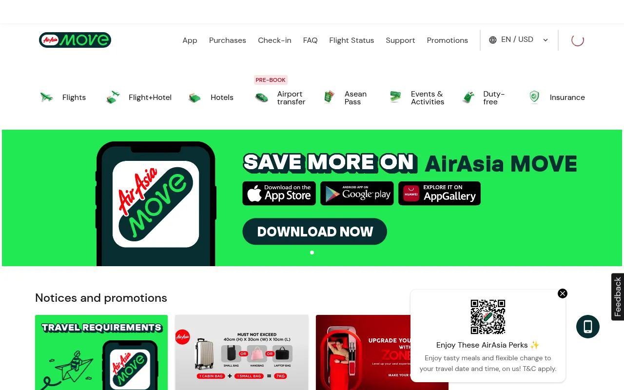 AirAsia MOVE screenshot