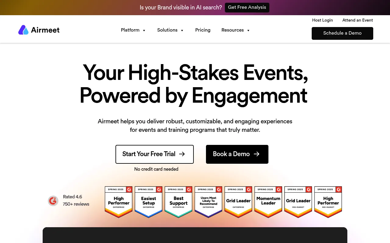 Airmeet screenshot
