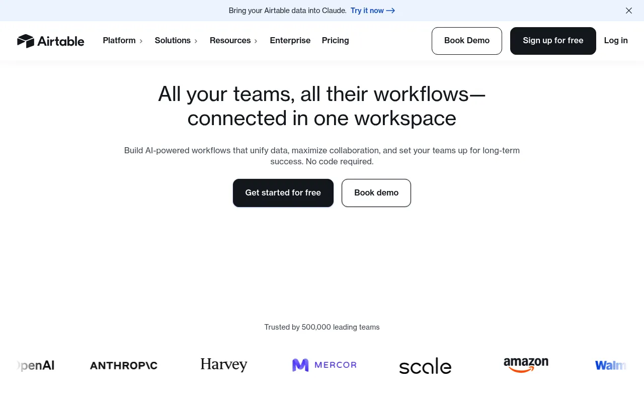 Airtable screenshot