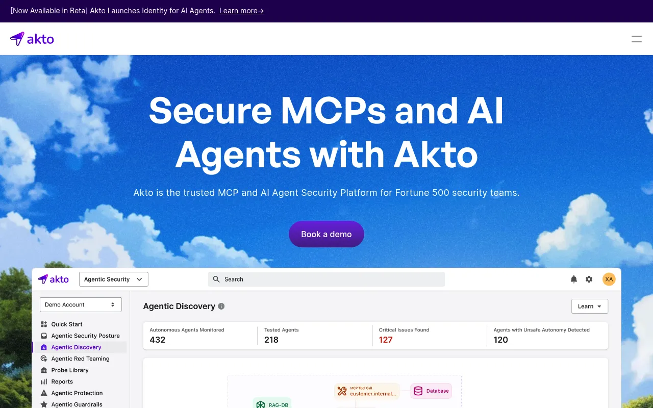 Akto screenshot