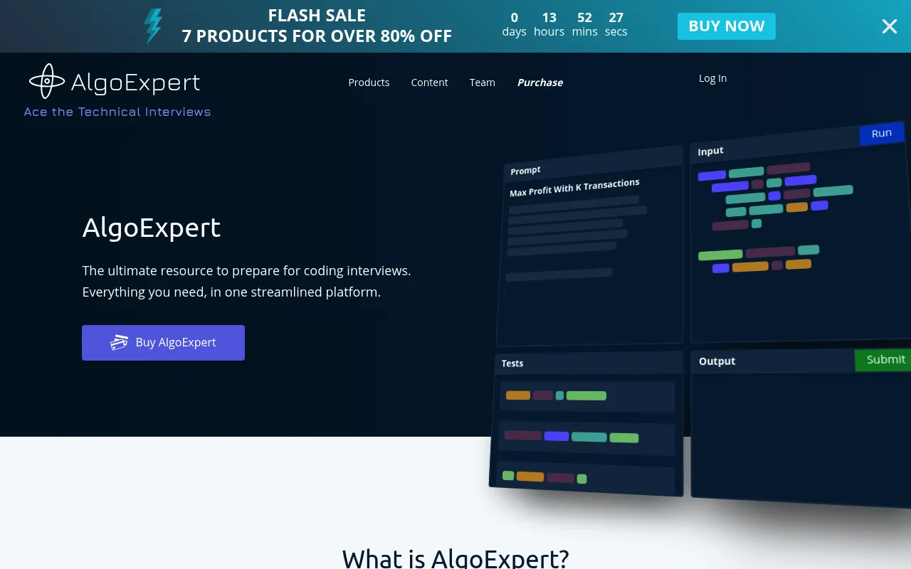 AlgoExpert screenshot