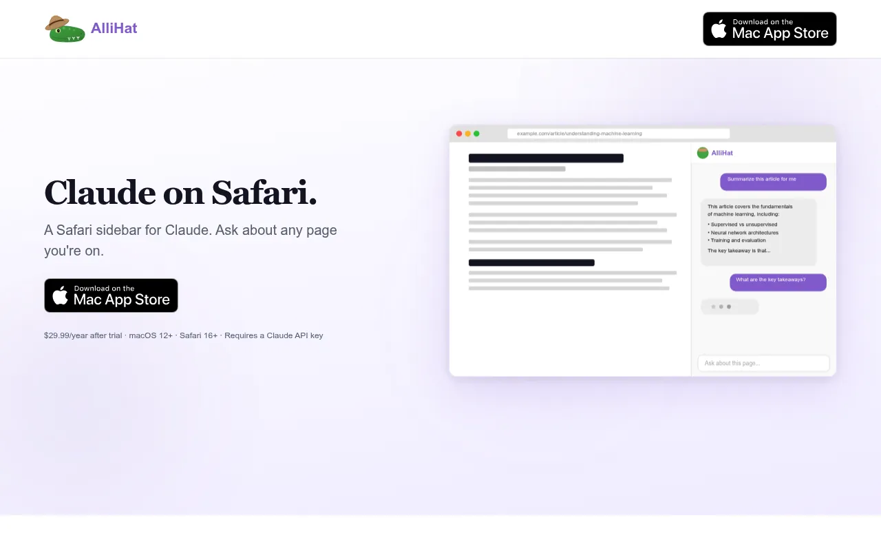 AlliHat screenshot