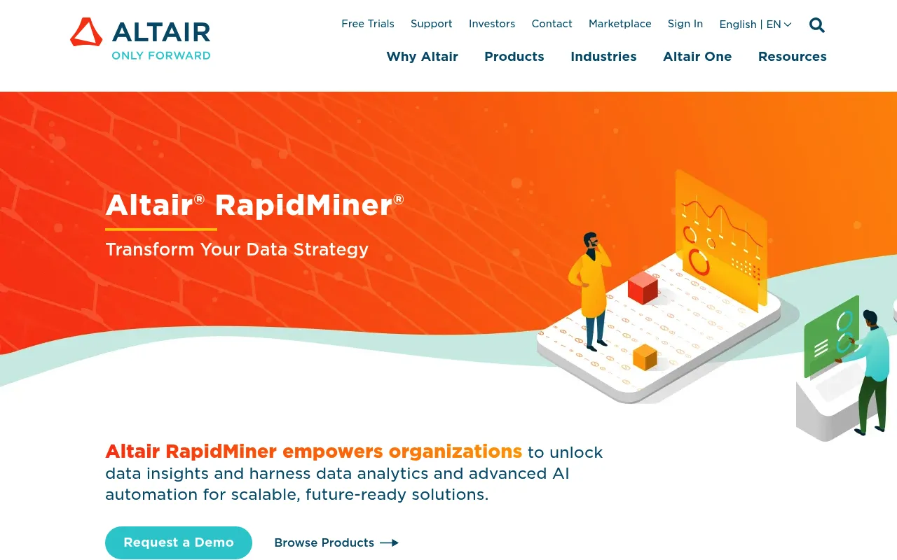 Altair RapidMiner screenshot