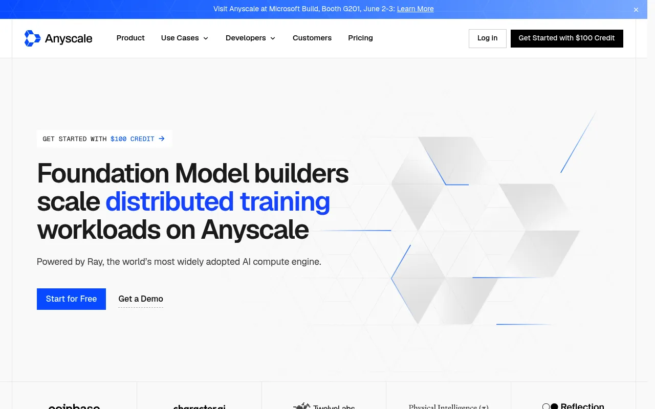 Anyscale screenshot