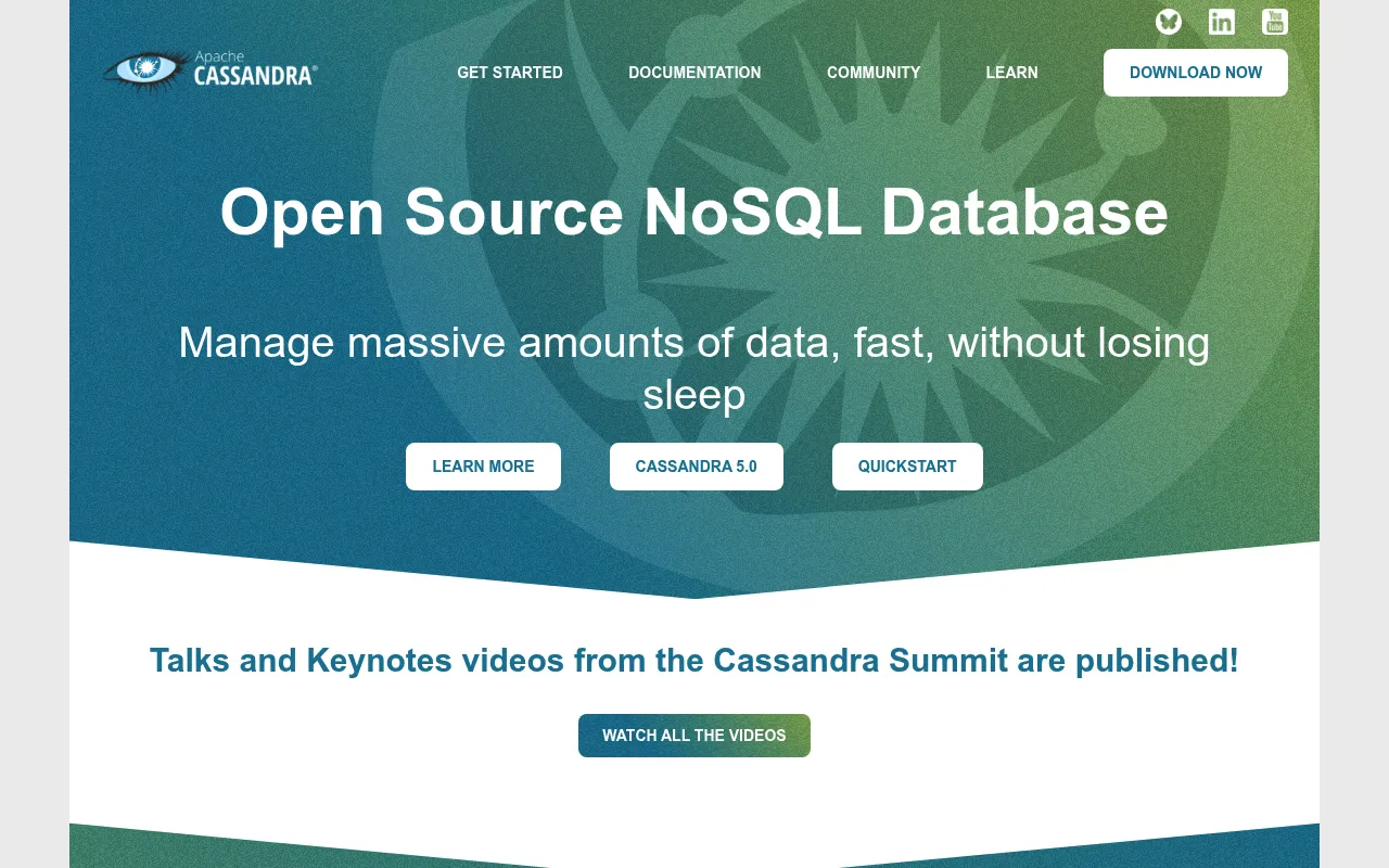 Apache Cassandra screenshot