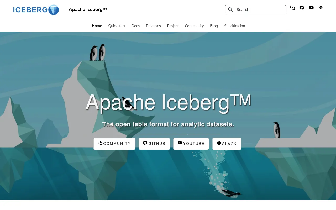 Apache Iceberg screenshot
