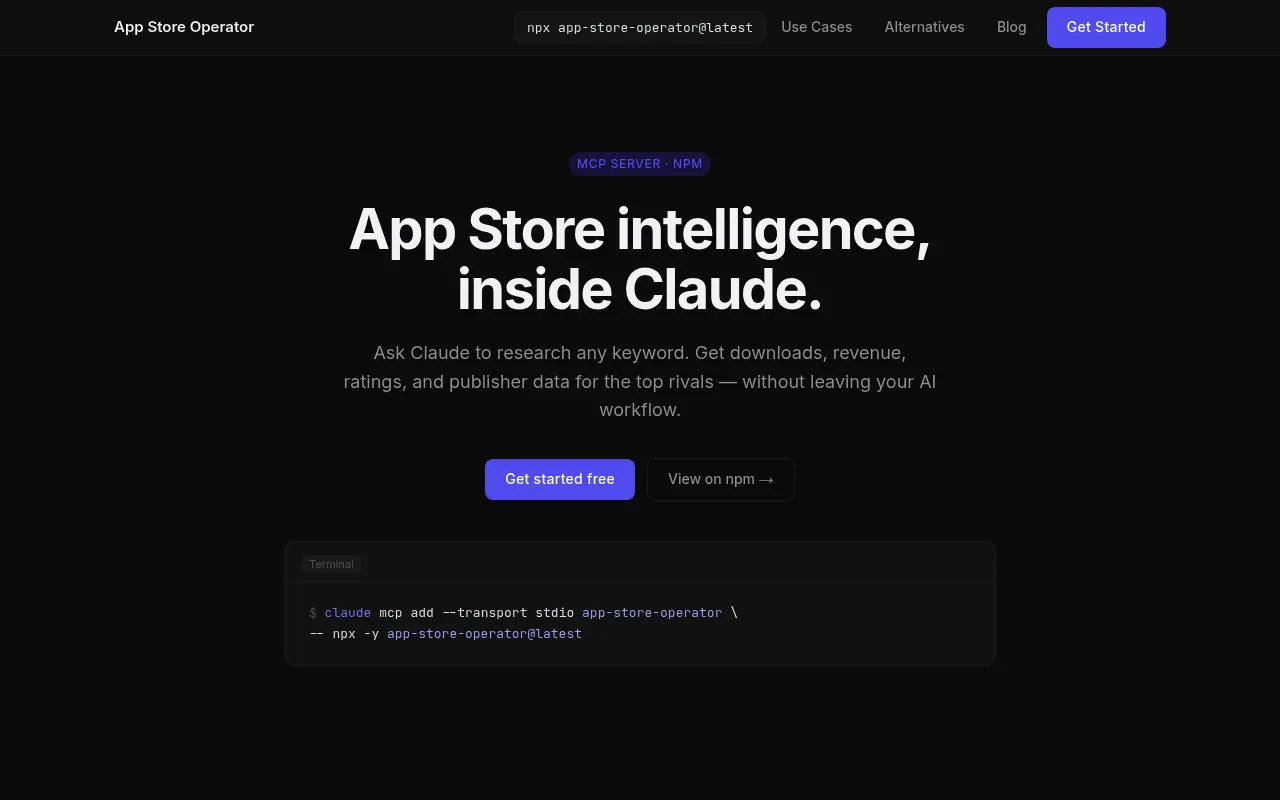 App Store Operator screenshot