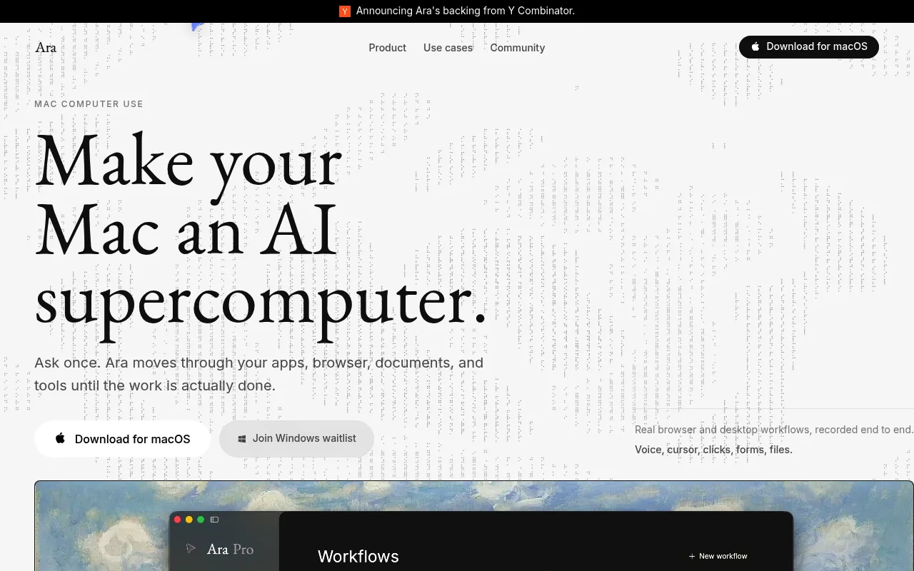 Ara screenshot