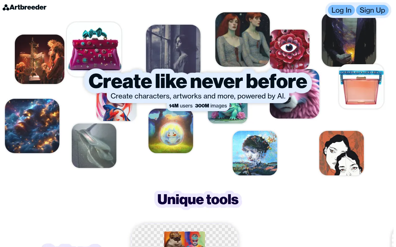 Artbreeder screenshot