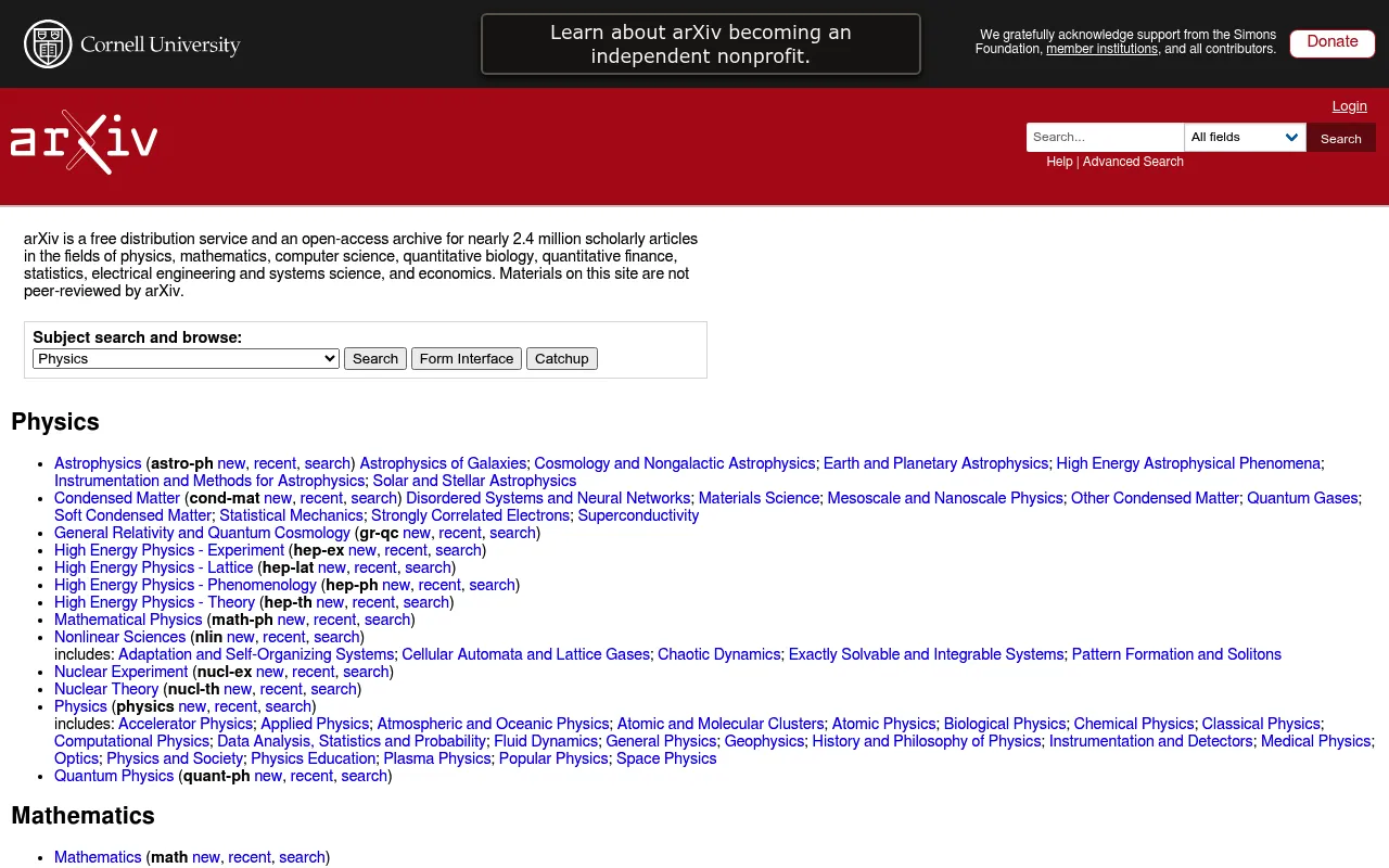 arXiv screenshot