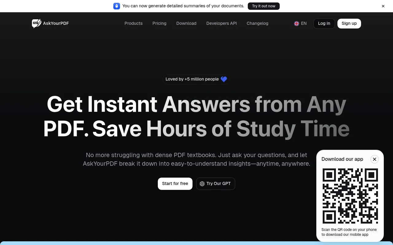 AskYourPDF screenshot