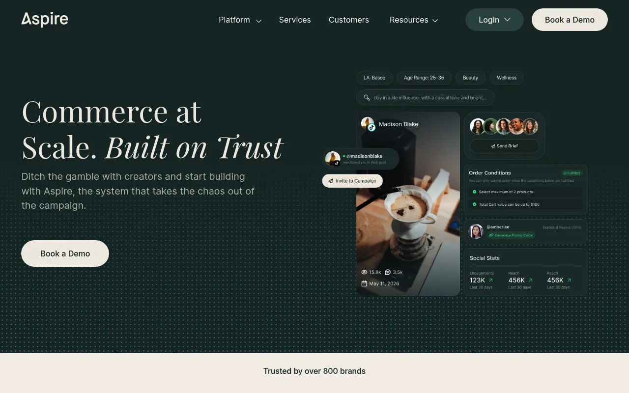 Aspire screenshot