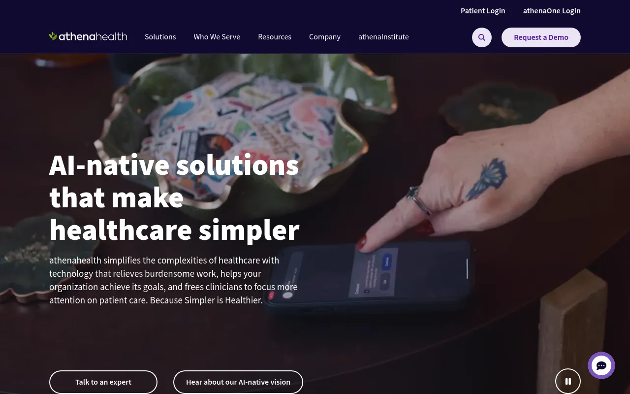 athenahealth screenshot