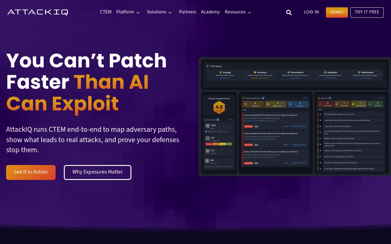 AttackIQ screenshot