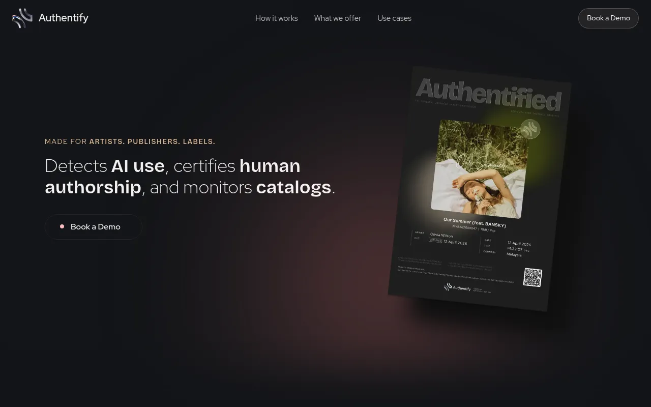 Authentify screenshot