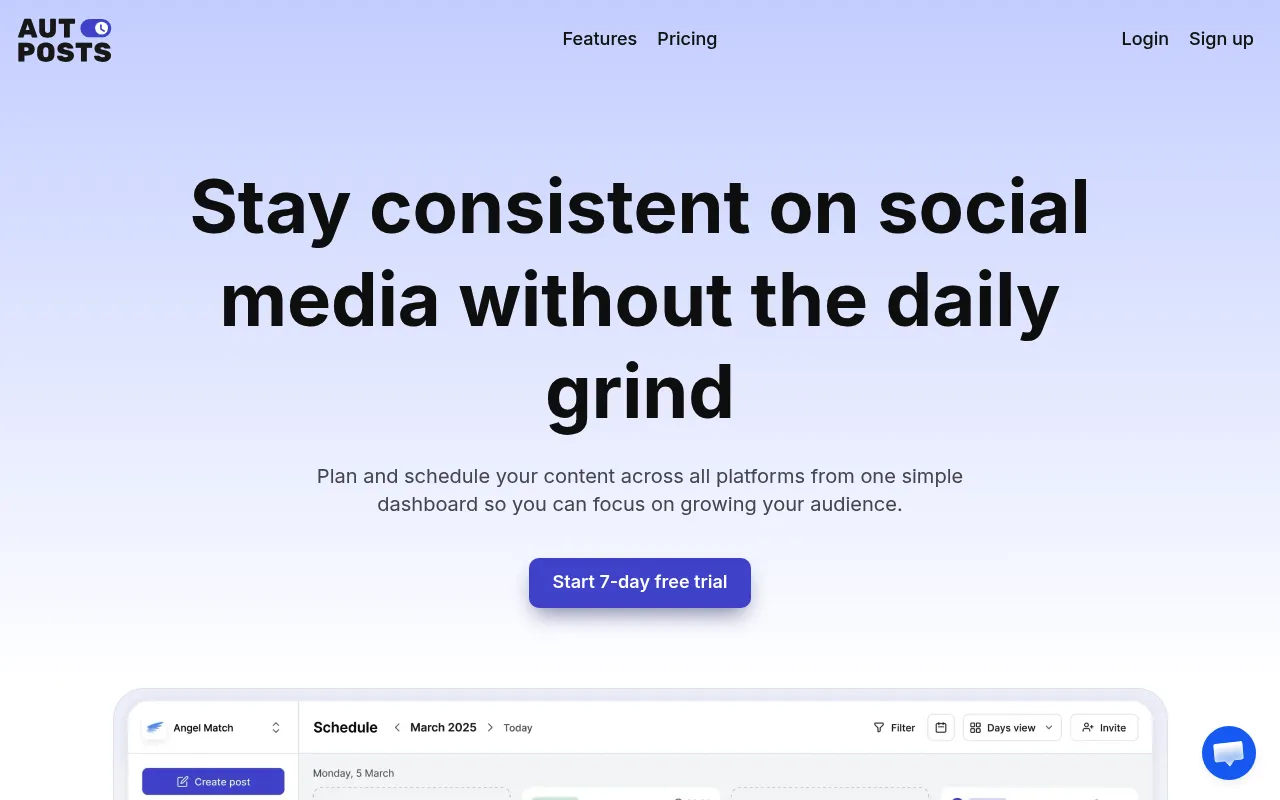 AutoPost screenshot