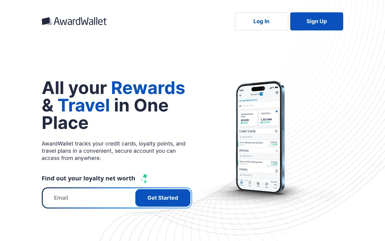AwardWallet screenshot