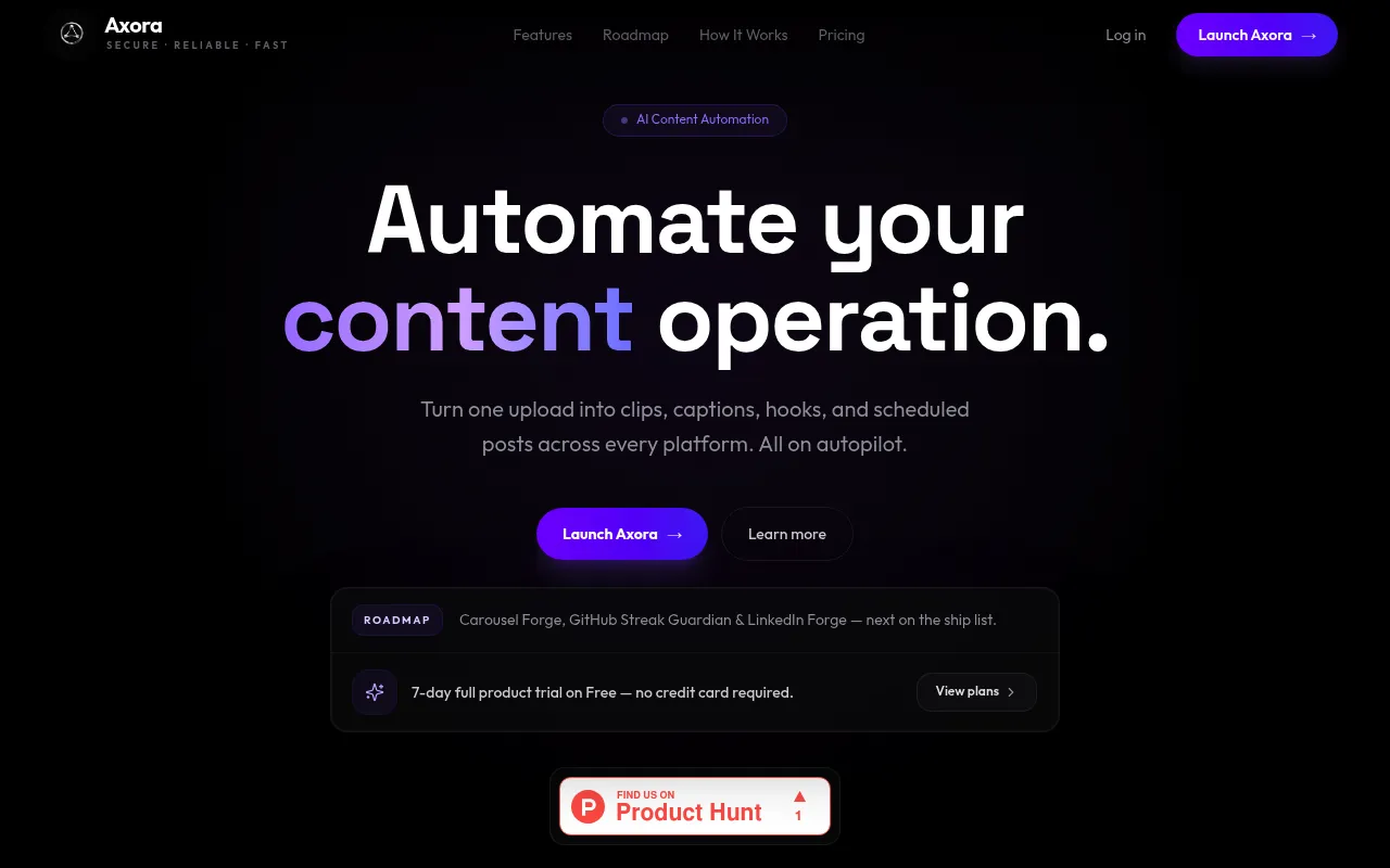 Axora screenshot