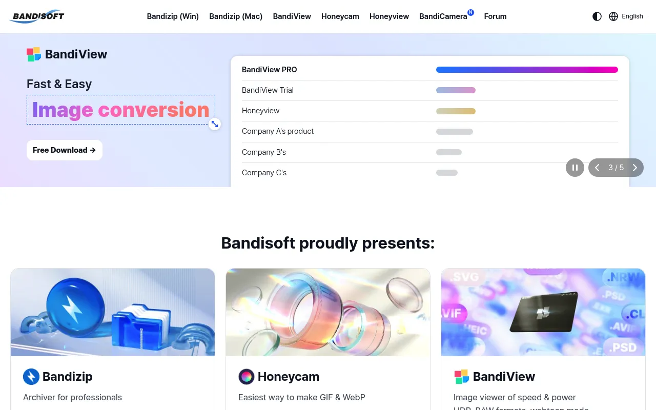 Bandisoft screenshot