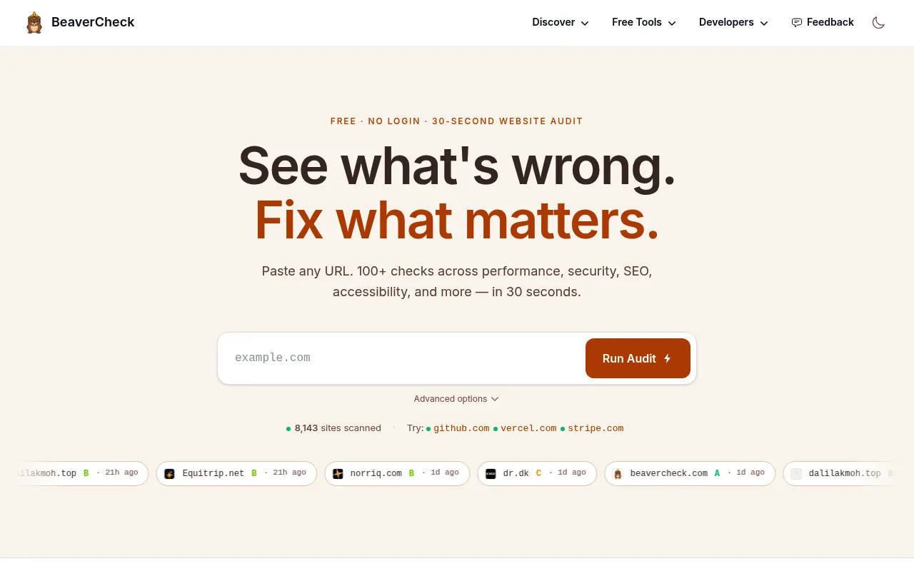 BeaverCheck screenshot