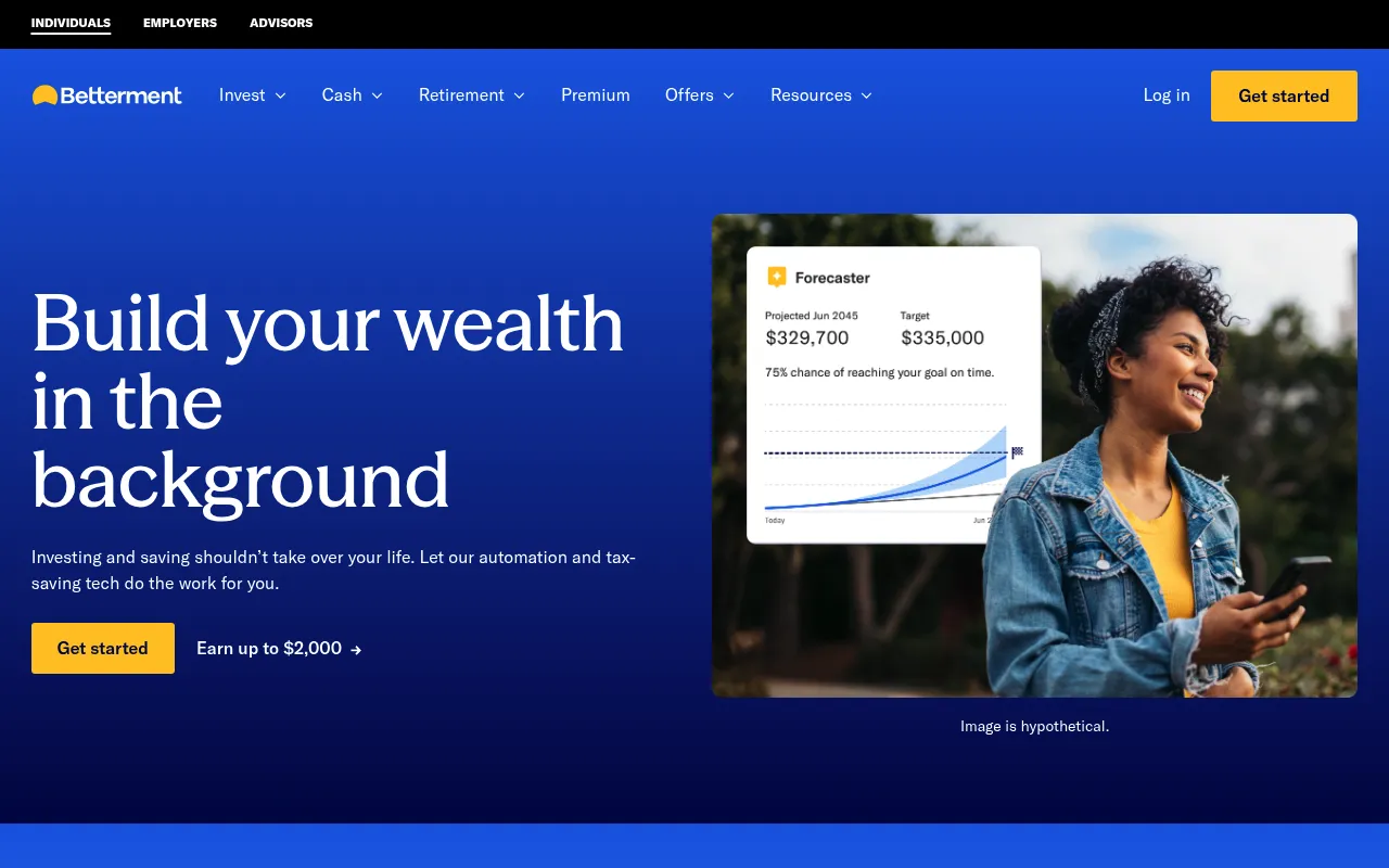Betterment screenshot