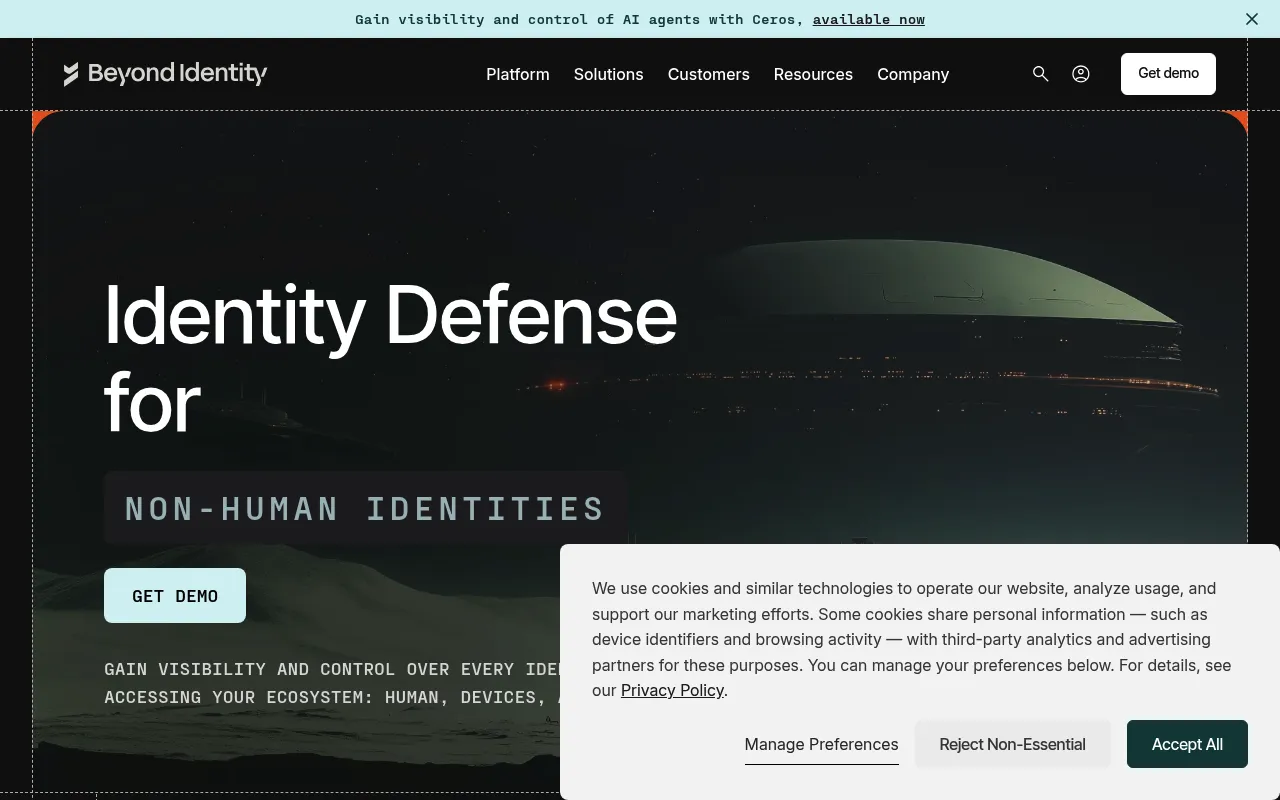 Beyond Identity screenshot