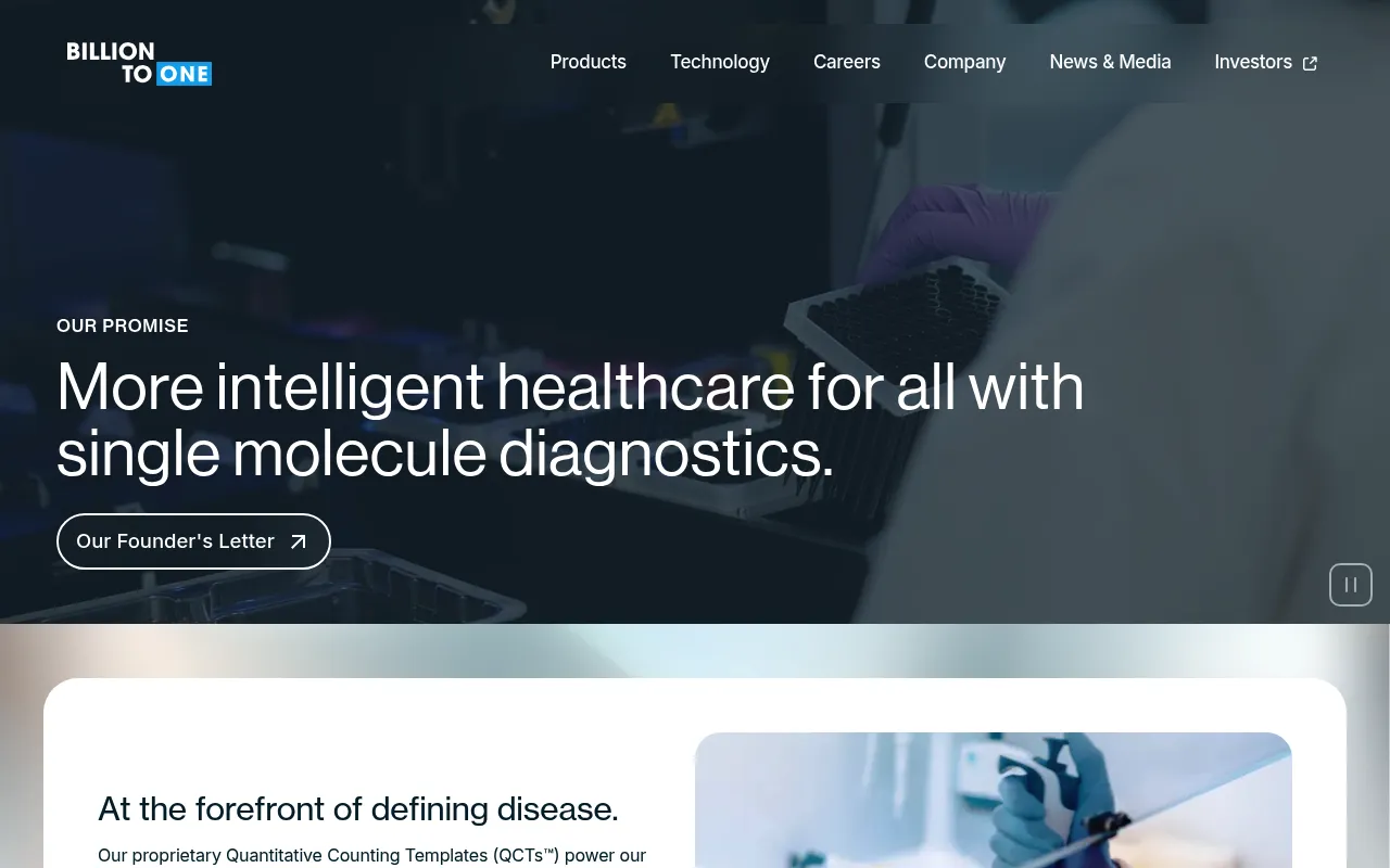 BillionToOne screenshot