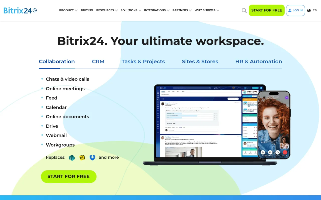 Bitrix24 screenshot