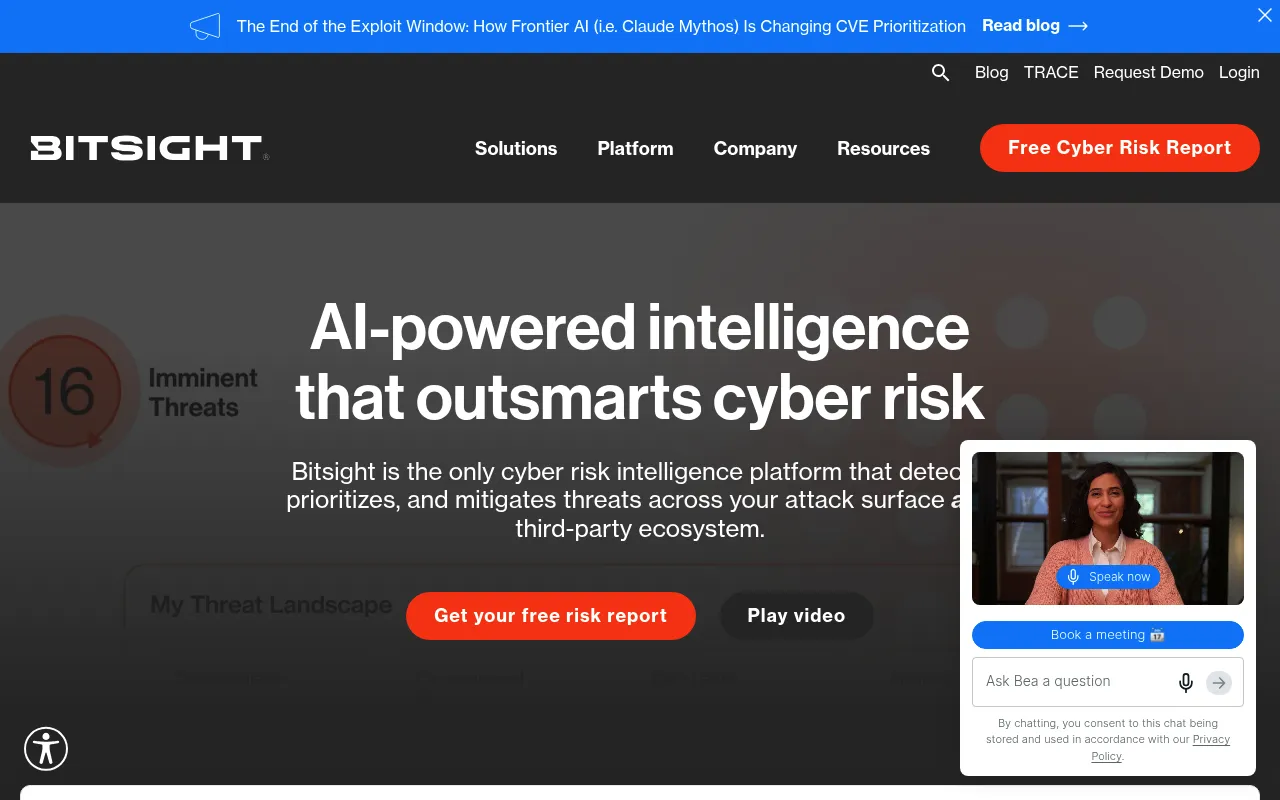 Bitsight screenshot