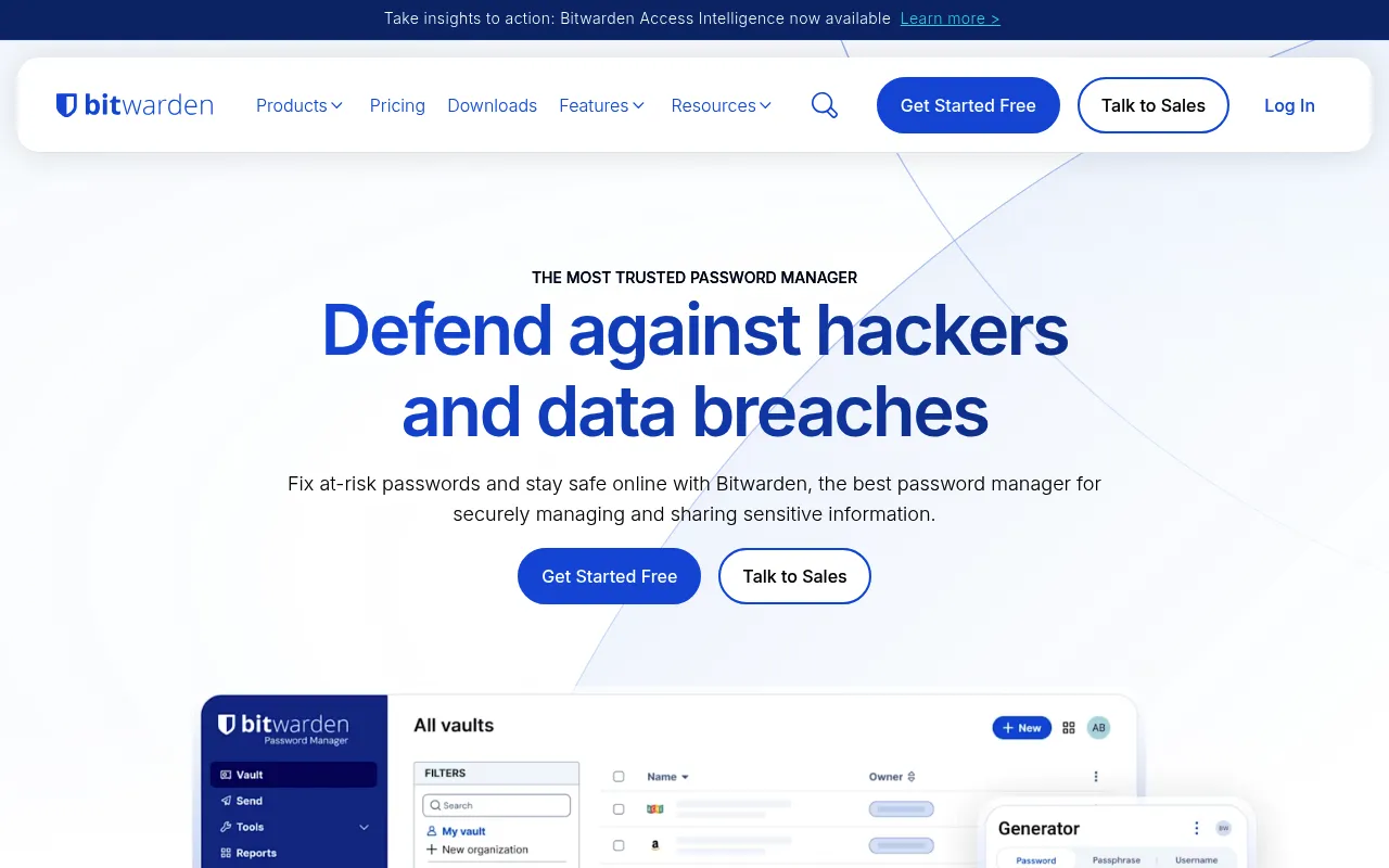 Bitwarden screenshot