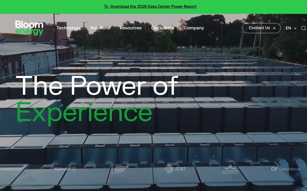 Bloom Energy screenshot