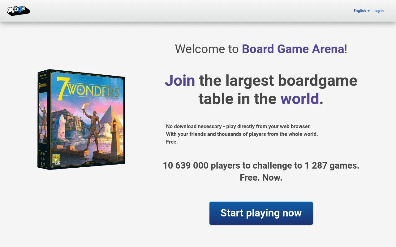 Board Game Arena screenshot